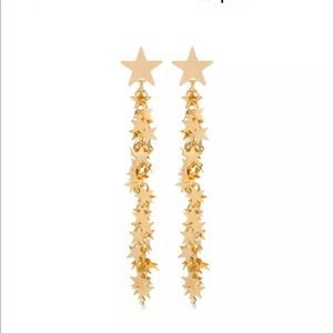 Star statement earrings